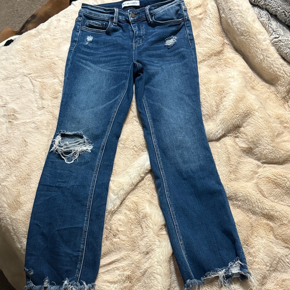 Flying monkey denim